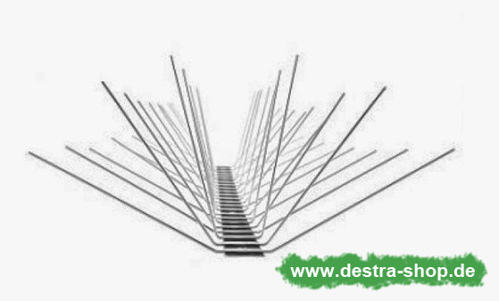 Professionelle Taubenspikes 6 Reihig aus V2A